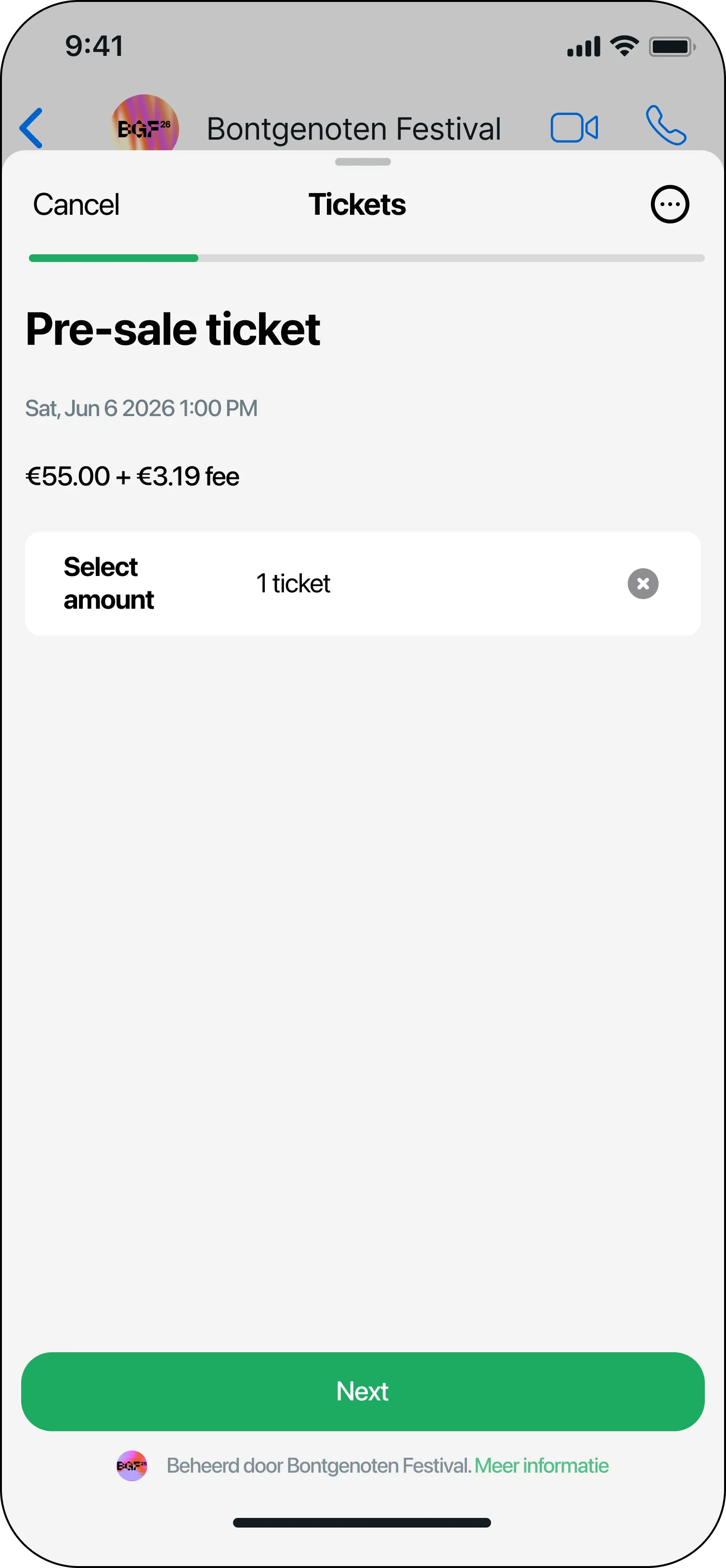 Bontgenoten Festival sold 13.1k tickets through WhatsApp in under an hour. See how Innercrowd's WhatsApp Shop drove a 181% registration-to-conversion rate.